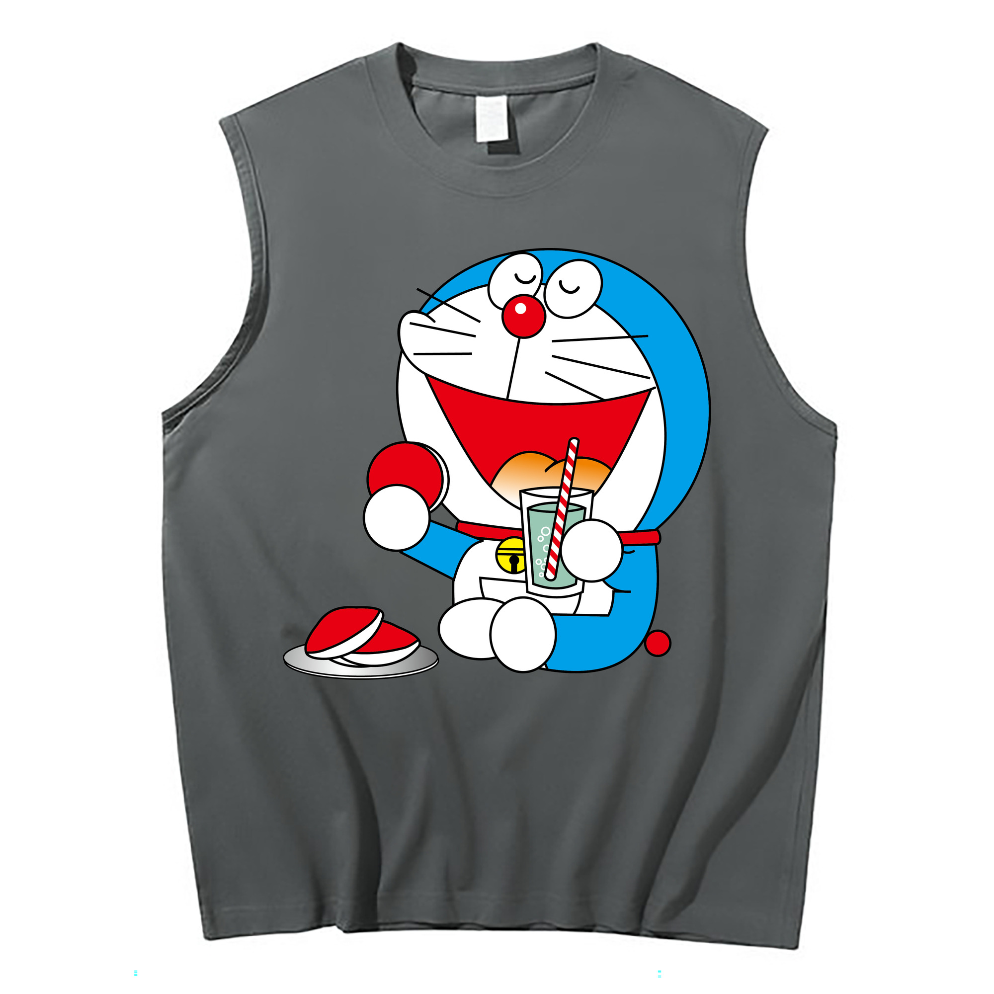 （画像用） ドラえもん Doraemon コットン100％タンクトップ（フロントプリント）